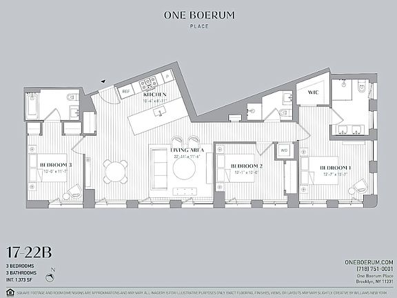 2nd image of 1 Boerum Pl APT 20B