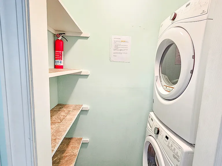 washer and dryer included.