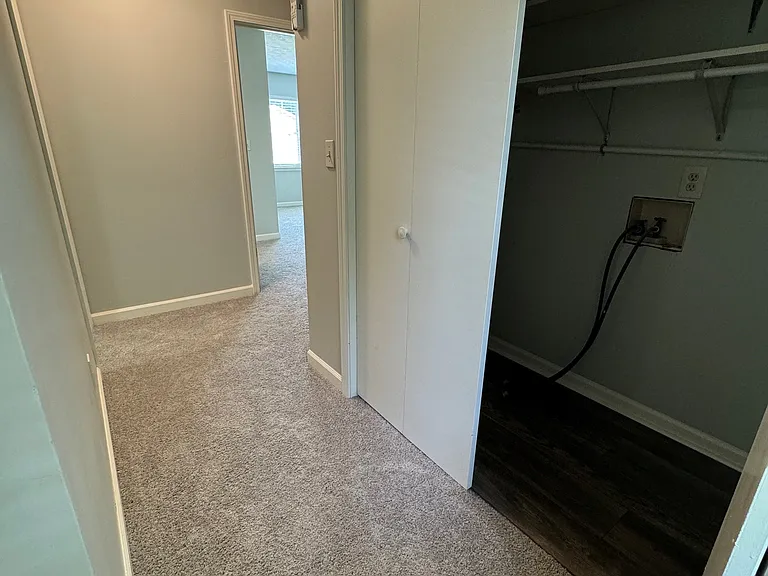 Upstairs Hallway w/ Laundry Closet
