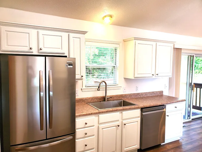 New Refrigerator, Sink, Faucet & Dishwasher.