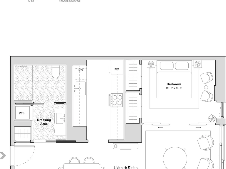 547 W 47th St #Penthouse 1 — Photo 2