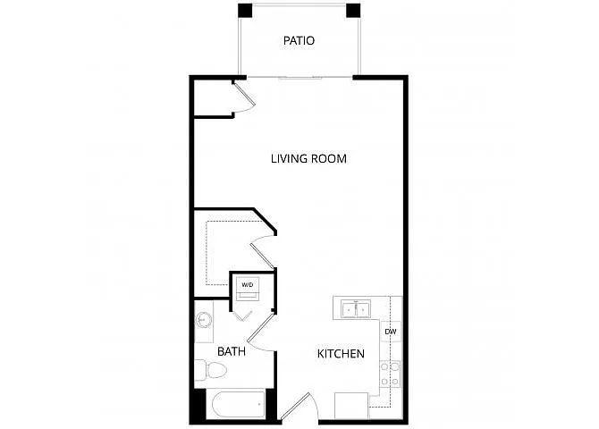 Floor plan Studio G