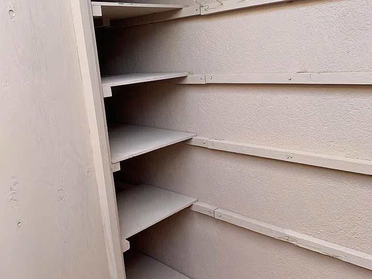 Lots of outdoor storage space