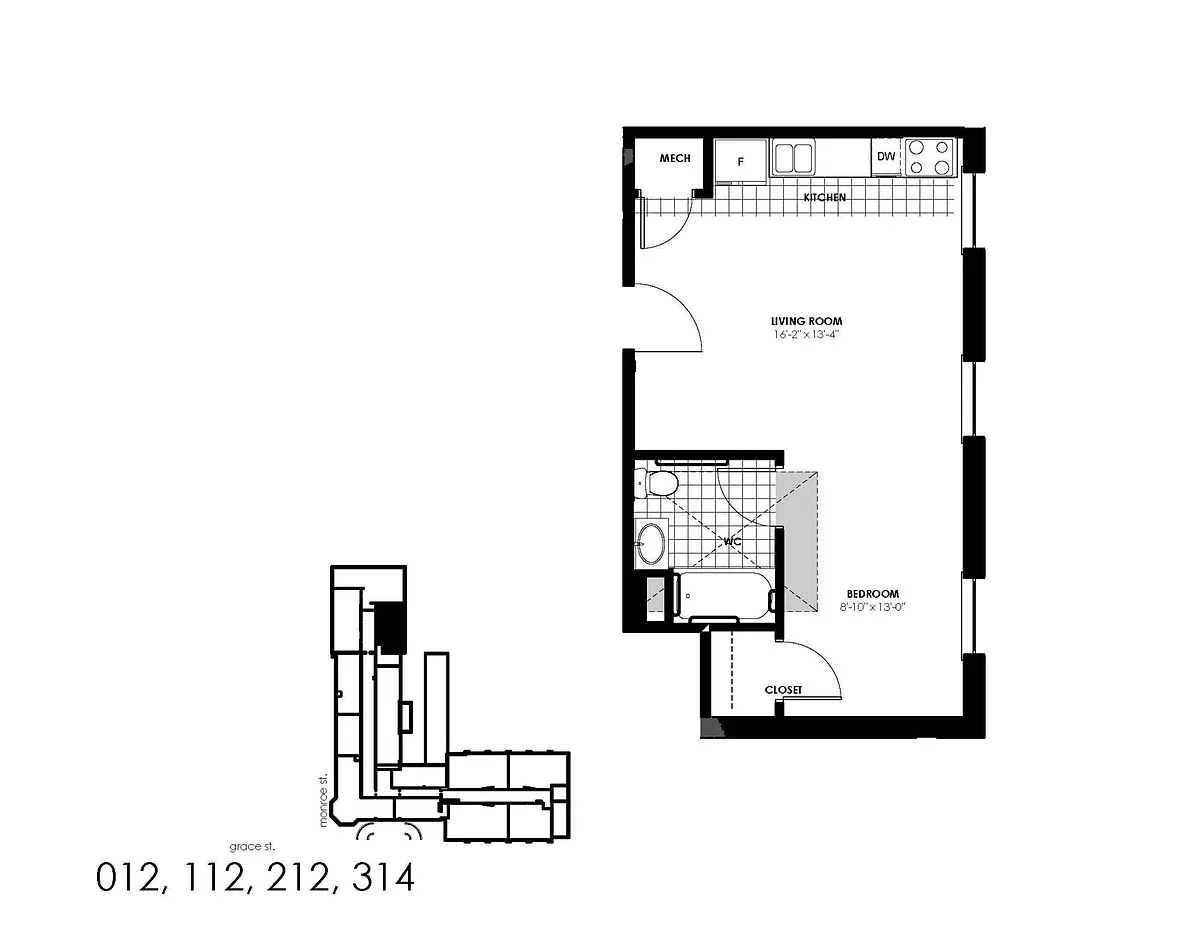 Floor plan 505