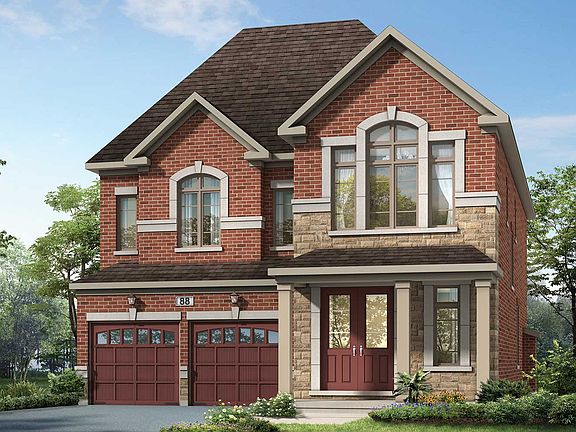 Exterior Mystic Style C at Woodhaven in Aurora, Ontario.