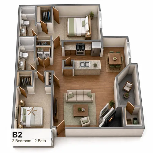 Floor plan B2