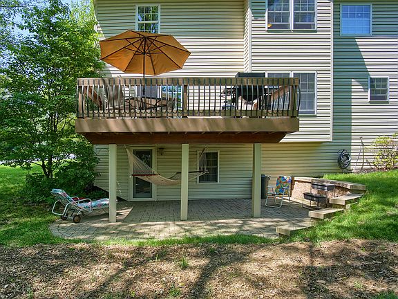 Back view of Deck and Patio 