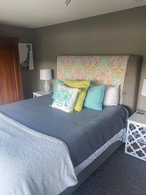 Bedroom #1, California king bed