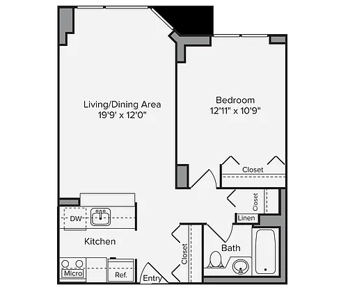 Floor plan A1-674-C-F-Classic