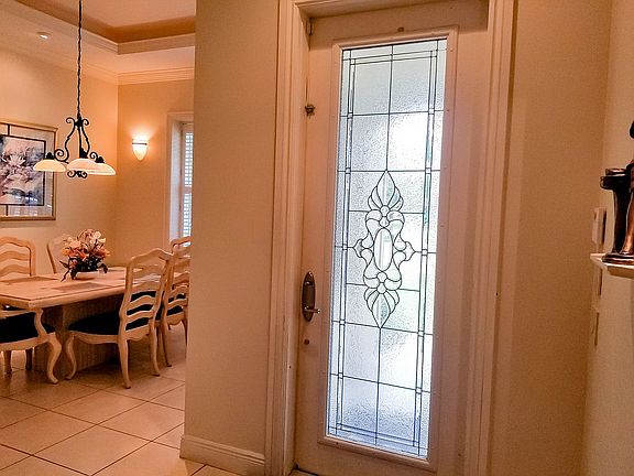 Impact glass front door