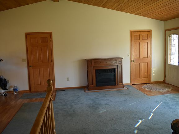Living room elc. fireplace