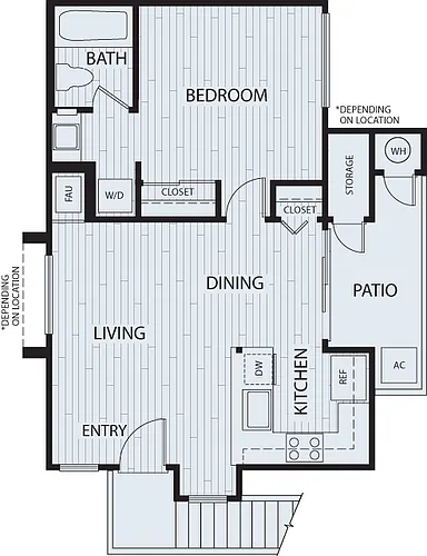 Floor plan Seaside Plan 1A