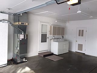 2 car heated garage 