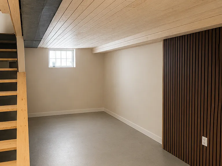 Bonus room in basement, prefect for an office, playroom, office space, or game room!