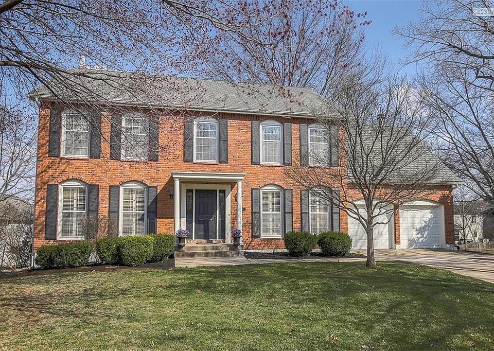 Stately Colonial with beautiful brick.
