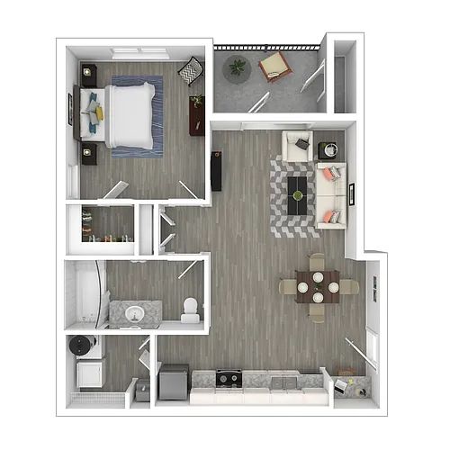 Floor plan 1X1