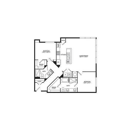 Floor plan B1