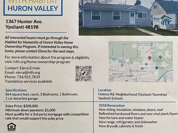 1367 Hunter Ave, Ypsilanti, MI 48198