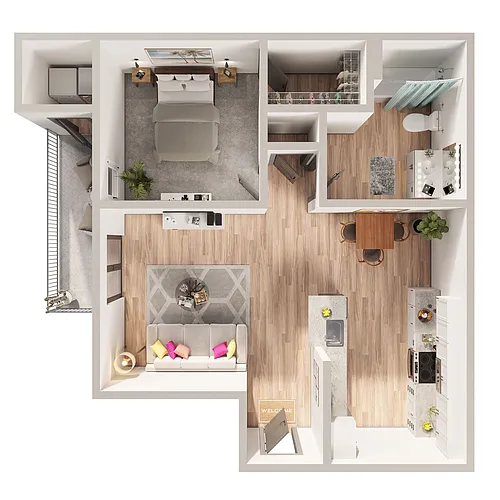 Floor plan A1B