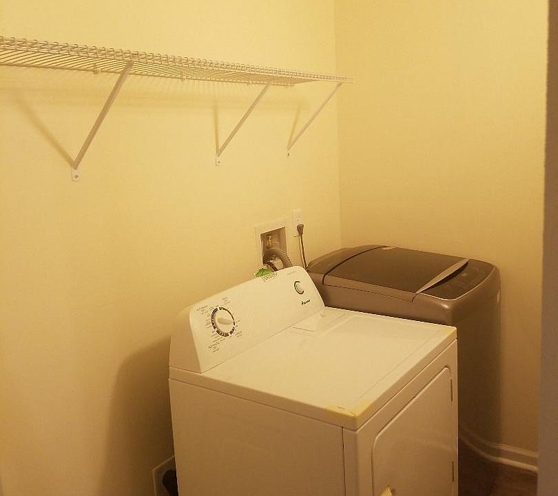 New washer and dryer not shown in Picture