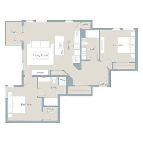 Floor plan B6