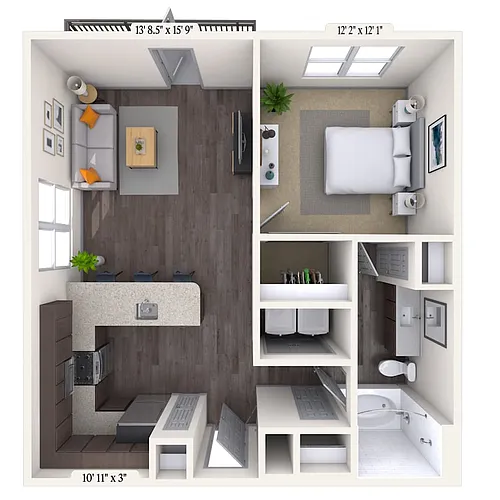 Floor plan Colgate