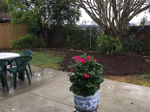 Large patio