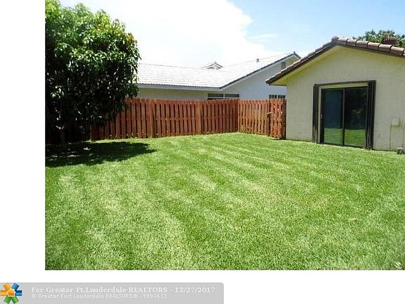 Large backyard with lots of room to play.