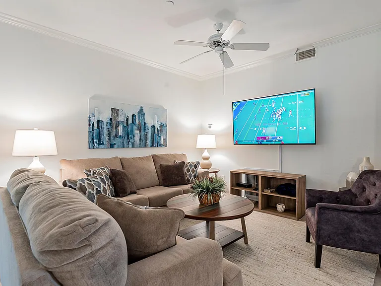 Brand New Furniture throughout + New 65" Smart TV + Cable TV