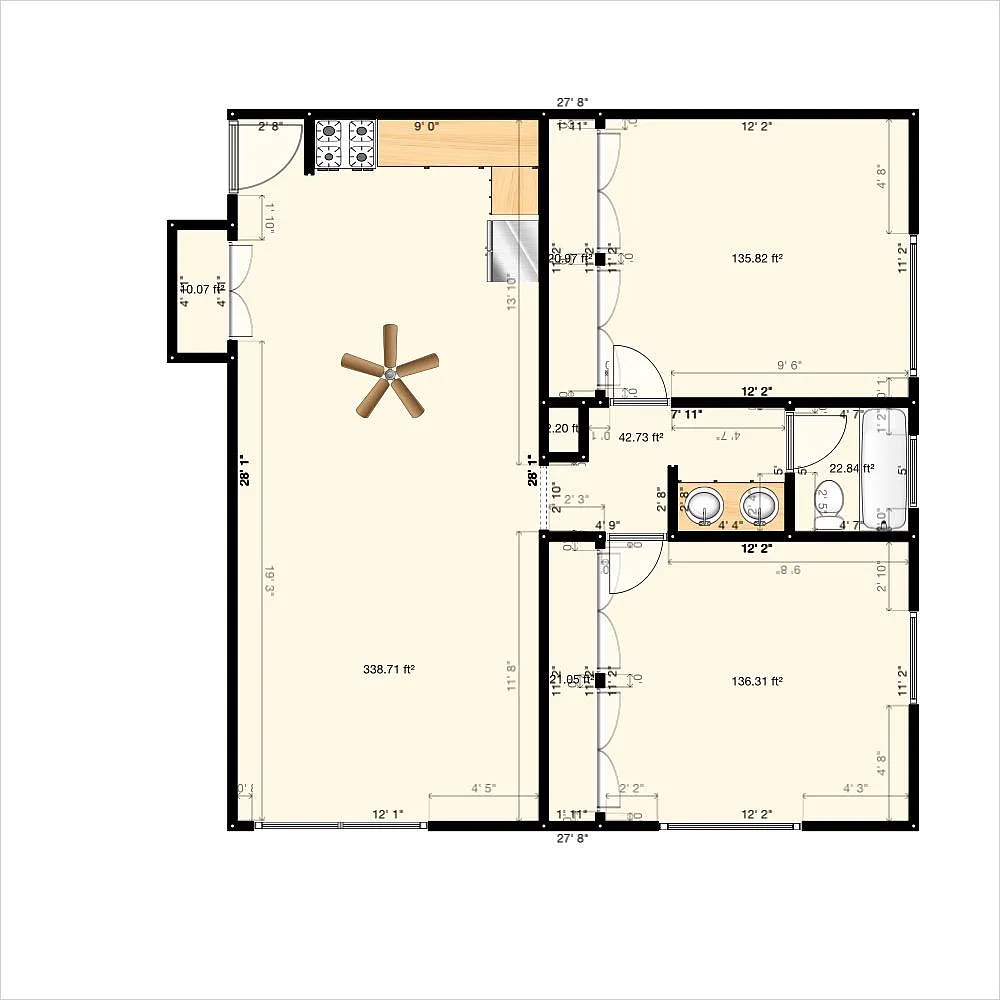 2 bed, 750 sqft, $1,595 — Photo 2