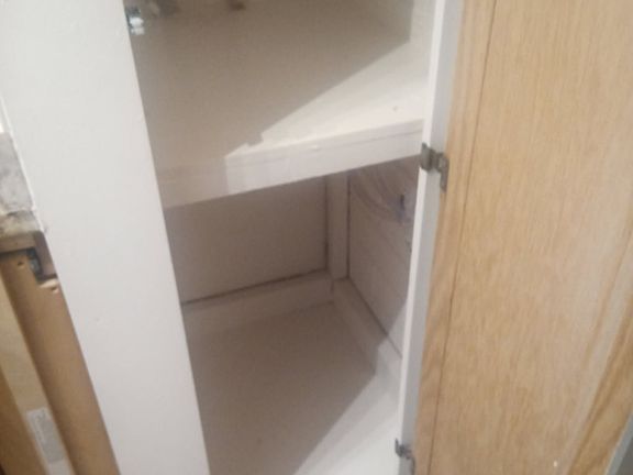 additional storing under new tankless water heater