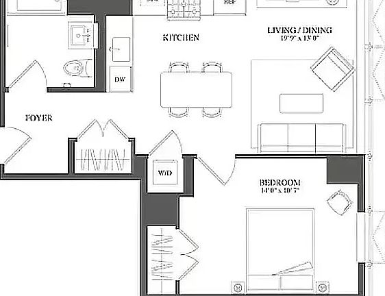 2nd image of 3 Court Sq APT 6005
