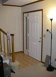 Beautiful welcome showing off whole house crown molding