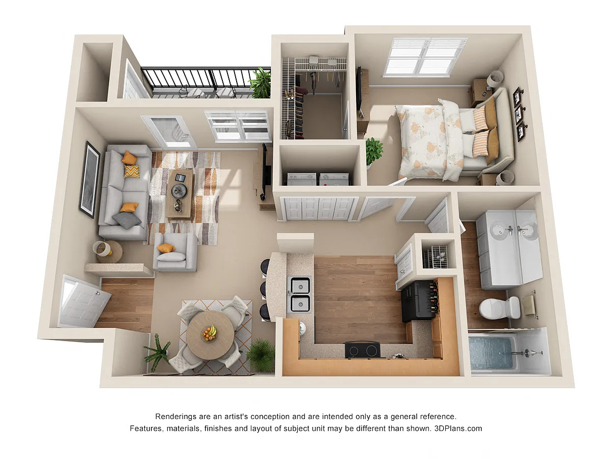 Floor plan The Austin