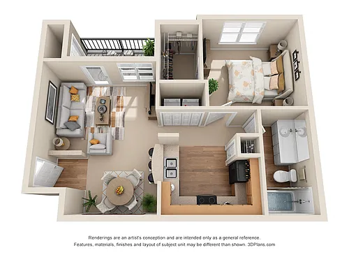 Floor plan The Austin