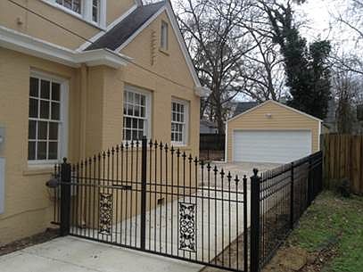 Electric gate and garage