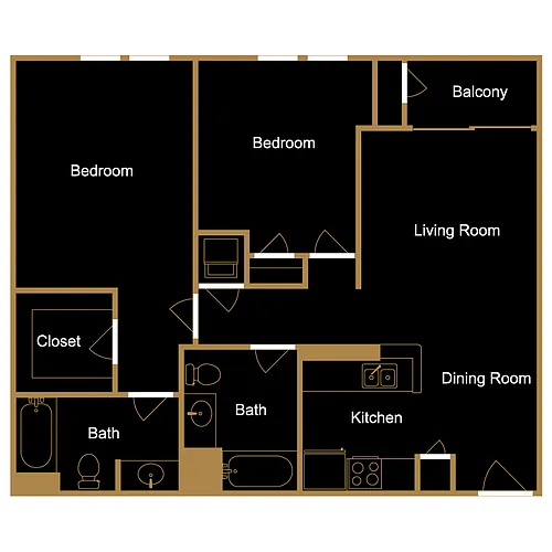 Floor plan Plan D