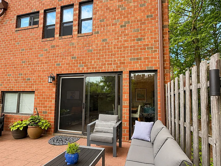 Private Patio living within the city