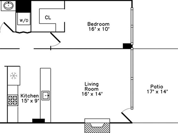 3rd image of 1110 W 15th St Unit 217