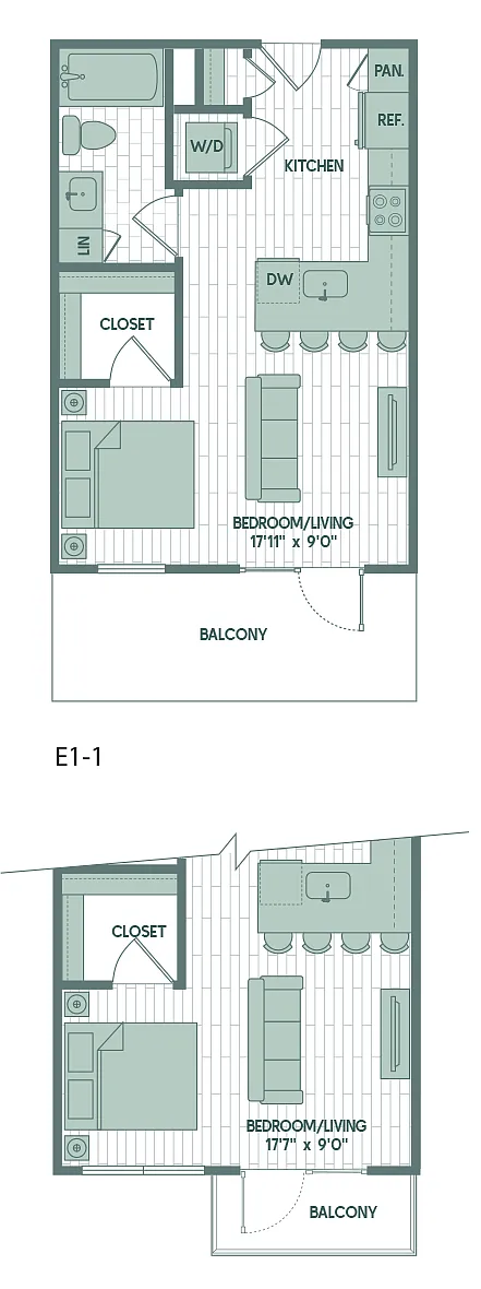 Floor plan E1