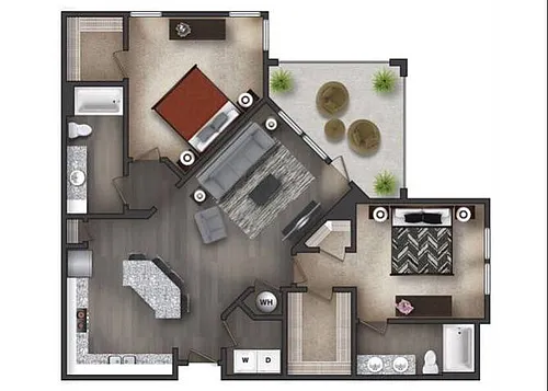 Floor plan Audubon