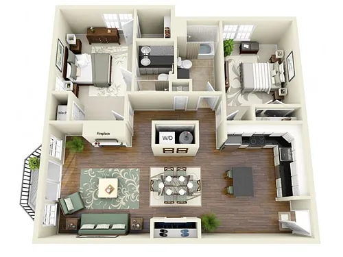 Floor plan B3 Whitman