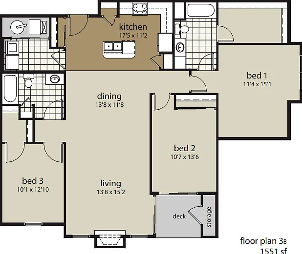 3 Bdrm - 110 Bdlg (B) 3 Bdrm - 110 Bdlg (B)