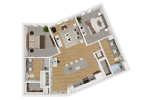 Floor plan B3