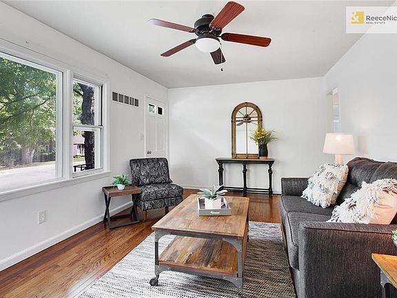 Light and bright! Loads of natural light, freshly finished hardwood floors!