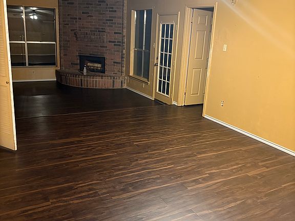 Living room and den area