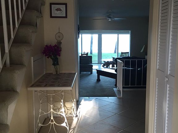 Front entry with immediate water views