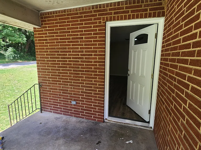 front entry from front porch.