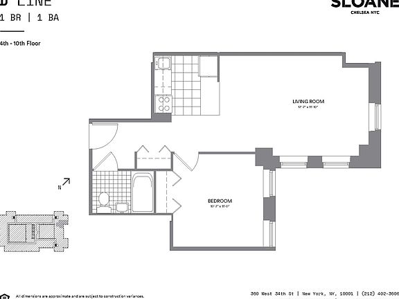 2nd image of 360 W 34th St APT 7D