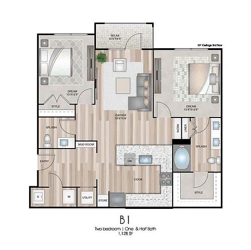 Floor plan B1